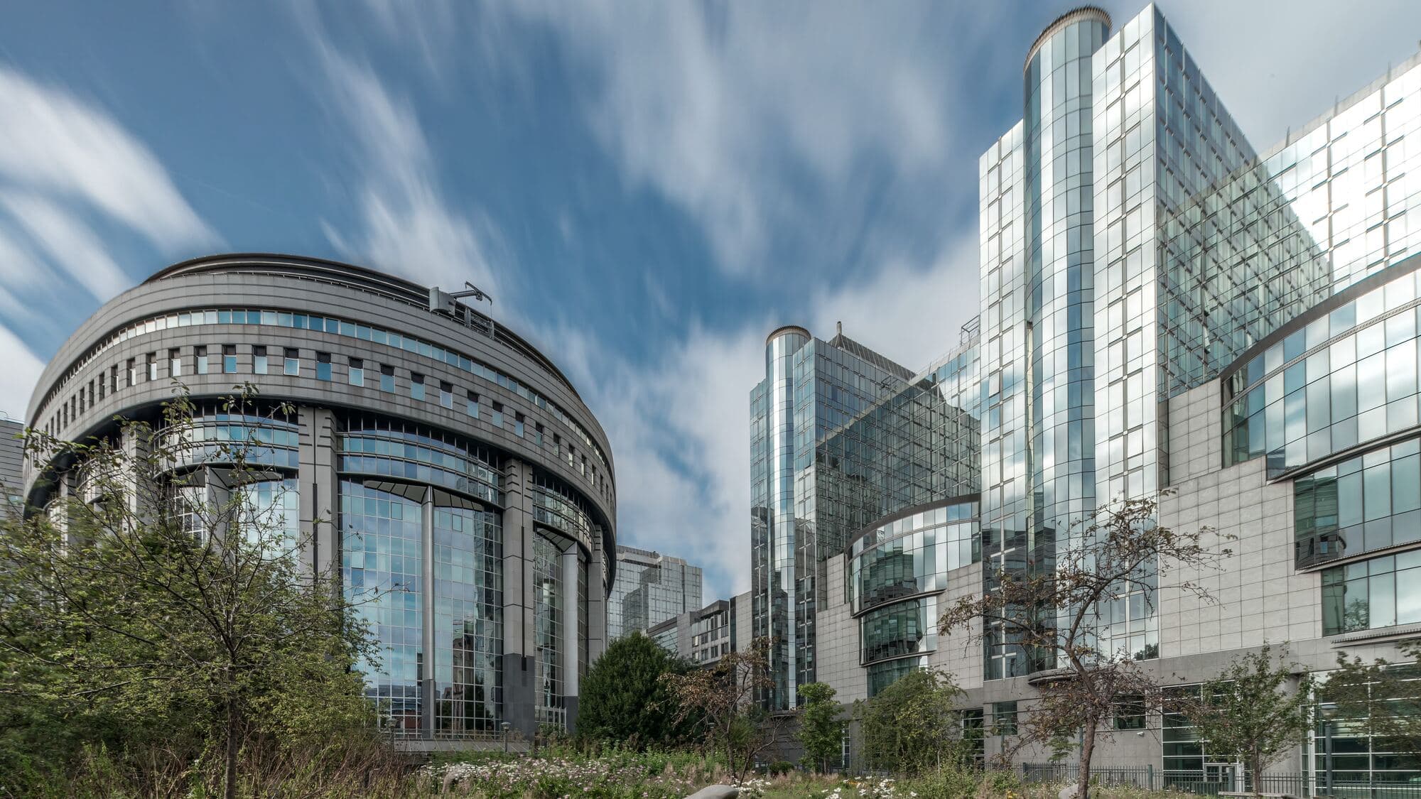 Budynki Parlamentu Europejskiego w Brukseli